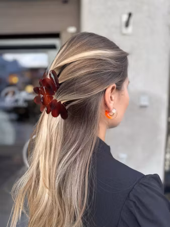 Maelle hårklämma brun