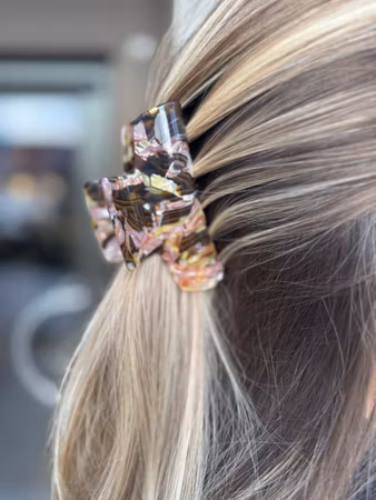 Serianna hårklämma brun multi