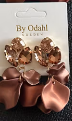 Bladörhänge crystal brun