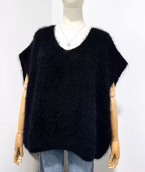 Celinn mohairväst svart