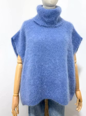 Sussi 80% mohairpolo jeans blå