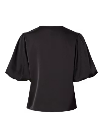 Fayal satinblus svart