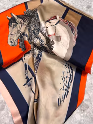 Paris scarf horse