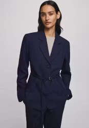 Freylia kavaj marinblå