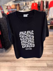 Caimi loose t-shirt svart