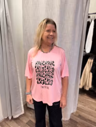 Caimi loose t-shirt rosa