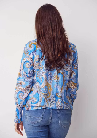 Lotta smock shirt blå