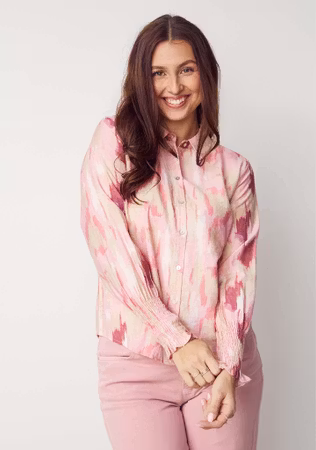 Ane smock shirt rosa
