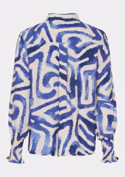 Ane smock shirt blå