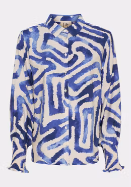 Ane smock shirt blå