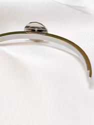 Cuff armband silver för knappsmycken