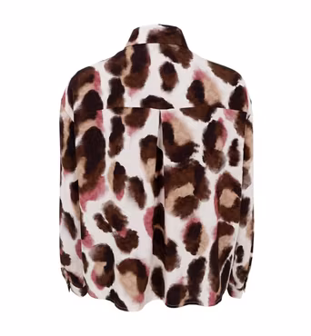 Elisia skjorta brun/rosa