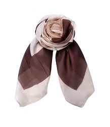Elna Kristine silk scarf nougat