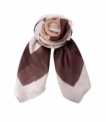 Elna Kristine silk scarf nougat