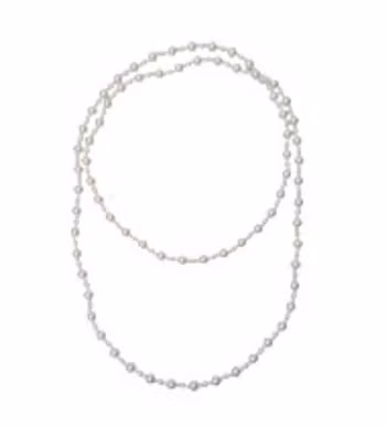 Reid pärlhalsband långt