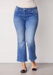 Como flare jeans basic wash