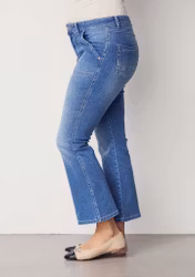 Como flare jeans basic wash