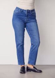 Monza straight jeans light blue denim