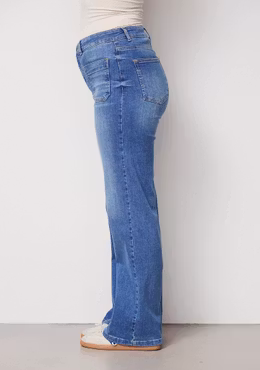 Bologna wide jeans mid denim