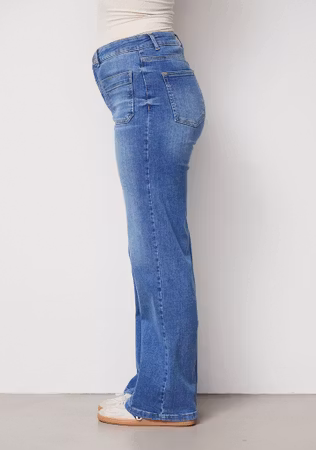 Bologna wide jeans mid denim