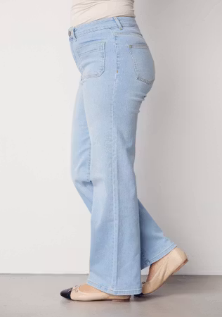 Bologna wide jeans light denim