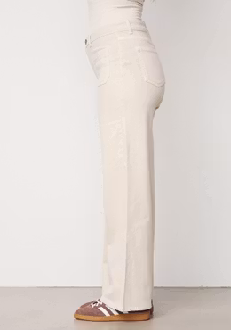 Bologna wide twill pant desert