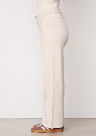 Bologna wide twill pant desert