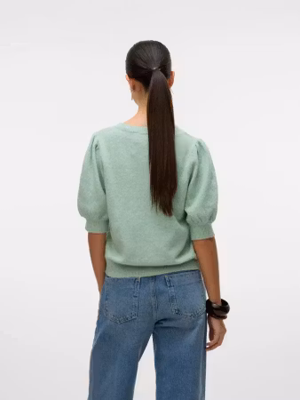 Doffy stickad birds green melange