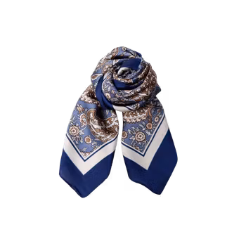 Liora mini scarf blå/brun