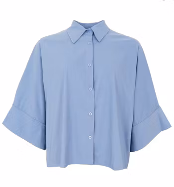 Davina loose shirt ljusblå