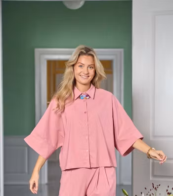 Davina loose shirt rosa