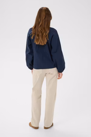 Sophia raka twill byxor oatmeal