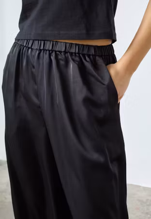 Gewo satinbyxa svart