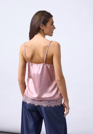 Valerie satinlinne mauve