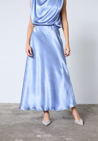 Gewo satinkjol blå