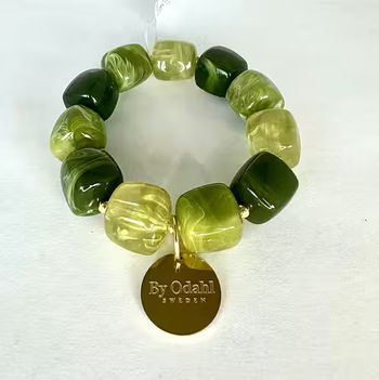 Armband stretch mix grön