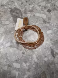 Pärlarmband 4 st mix rosa