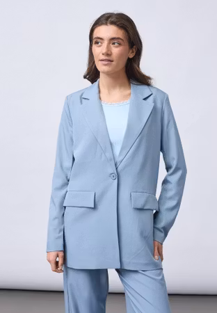 Viksa kavaj ljusblå