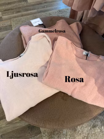 Nessa ponchotröja ljusrosa