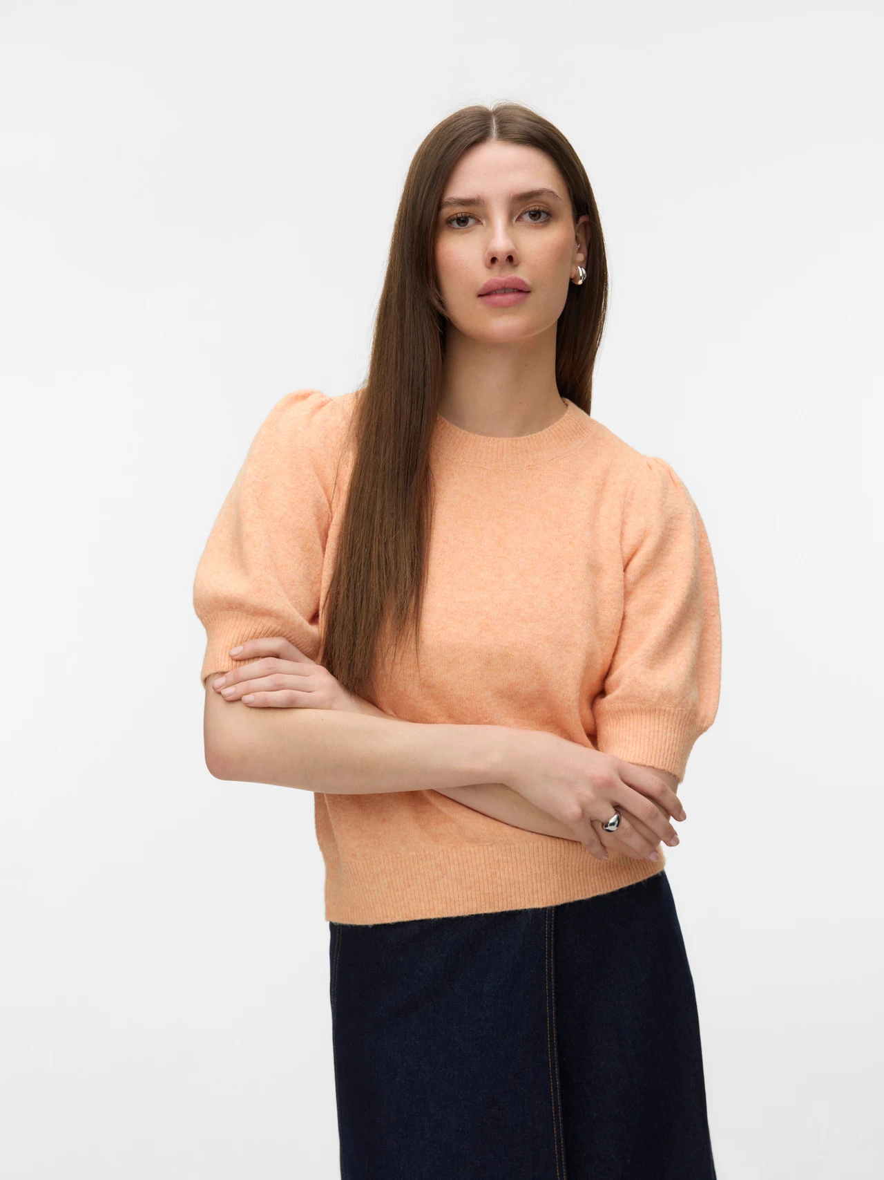 Doffy stickad peach cobbler melange