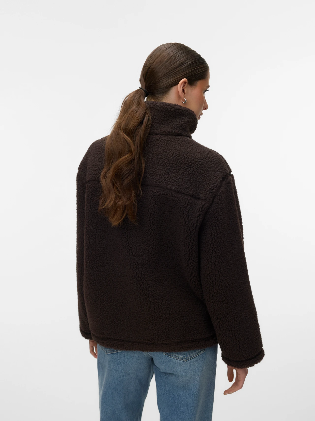 Karla teddyjacka brun