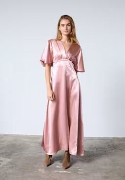 Gisela klänning mauve