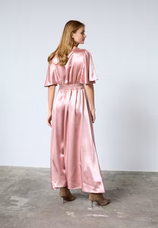 Gisela klänning mauve