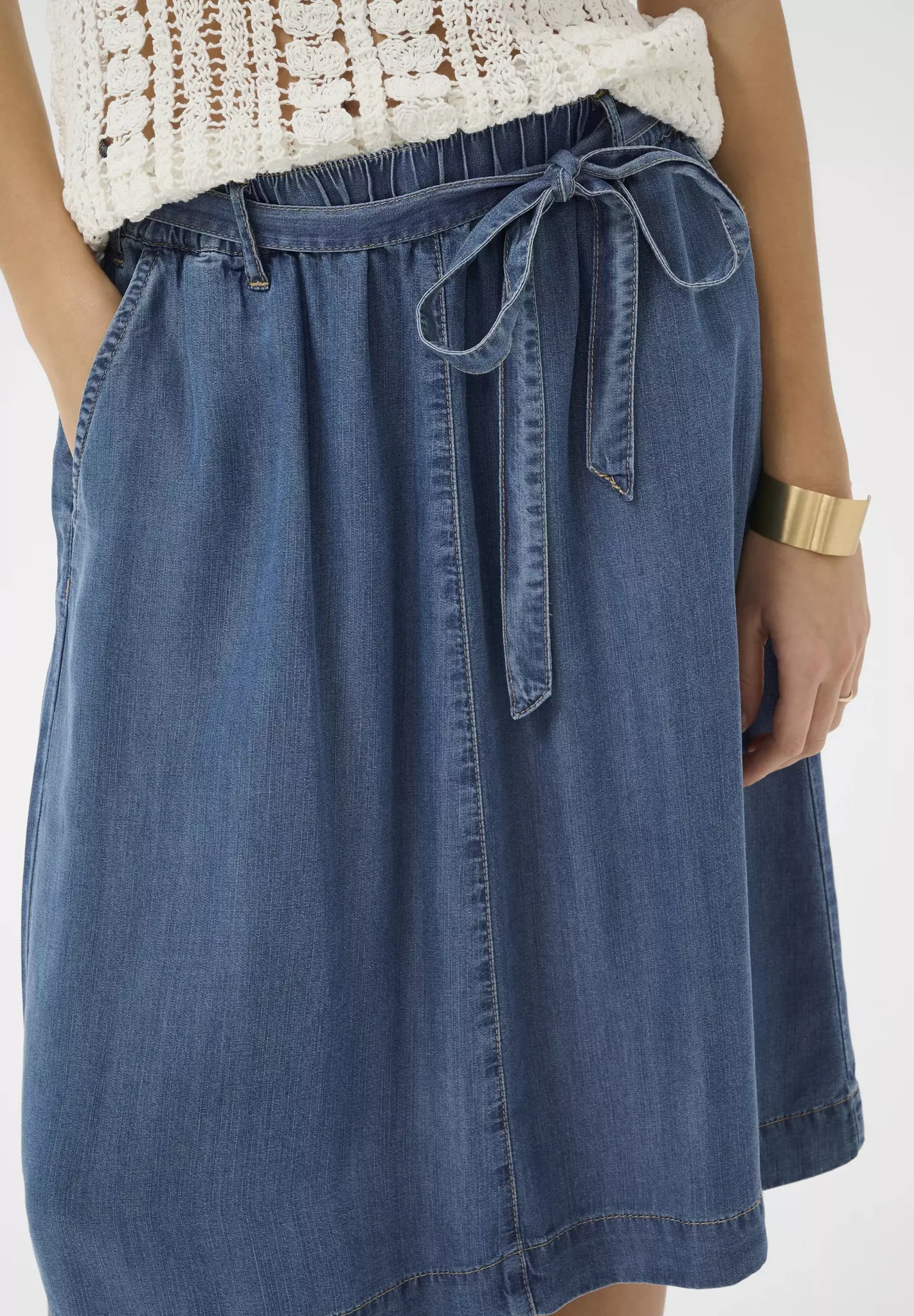 Molly lyocellkjol jaspar blue