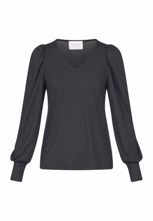 Vya topp V-neck svart