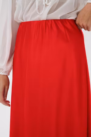 Lodisa satinkjol poppy