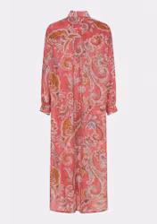 Lotta skjortklänning rose paisly