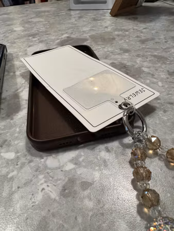 Mobilhandtag champange