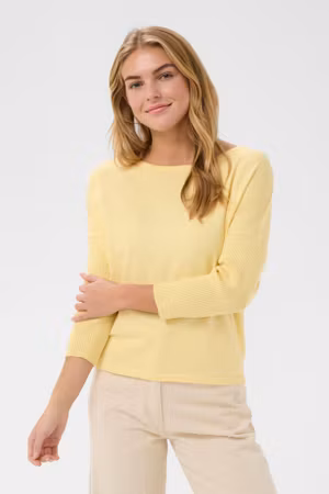 Mila r-neck pullover pinapple slice