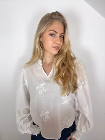 Emma blus vit